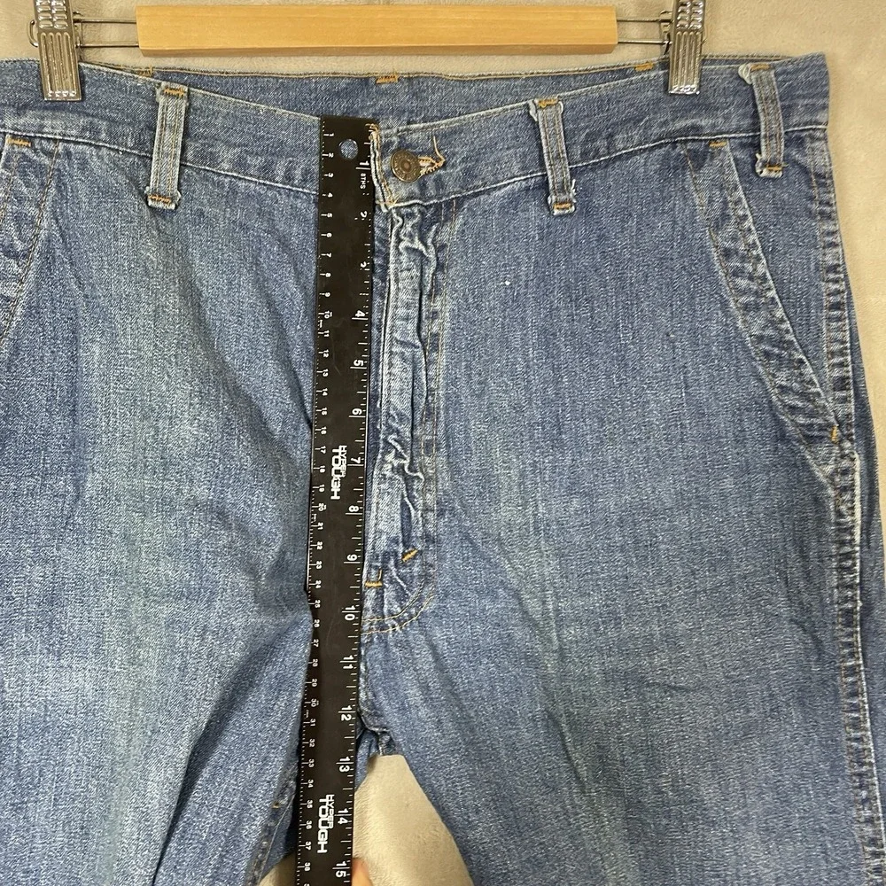 Vintage 70s Levis Bell Bottom Jeans Mens 36x31 Big Bell Orange Tab 684 TALON